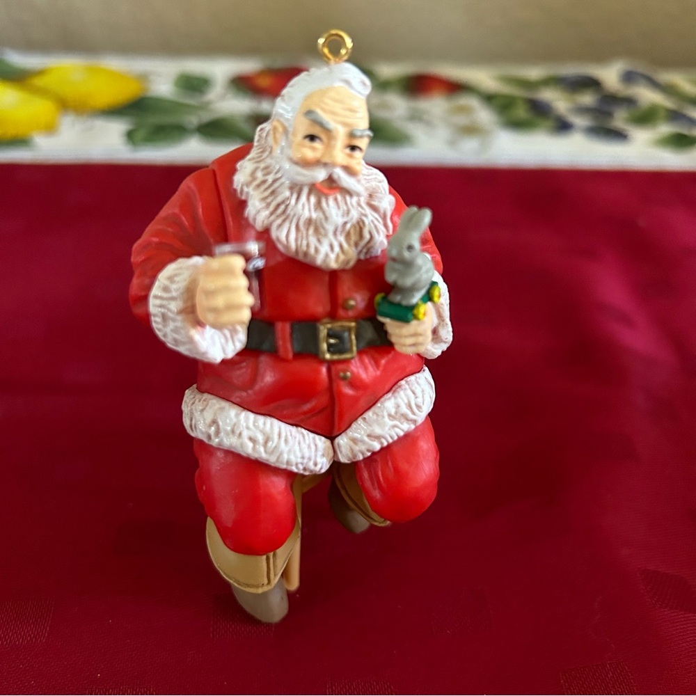 Christmas Vintage Coca-Cola Santa Ornament